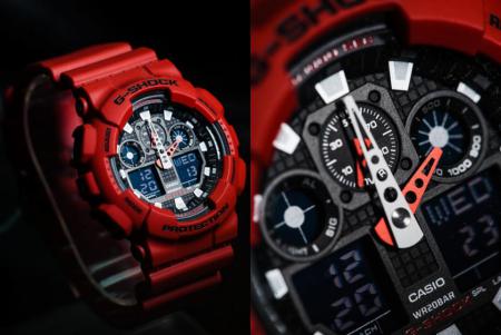 Muški sat: Casio GA-100B-4A - G-Shock